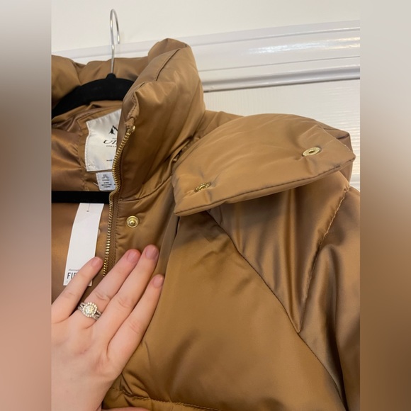 Abercrombie Long  Hooded Puffer Jacket Size S - Long - Ultra Collection - Picture 5 of 11